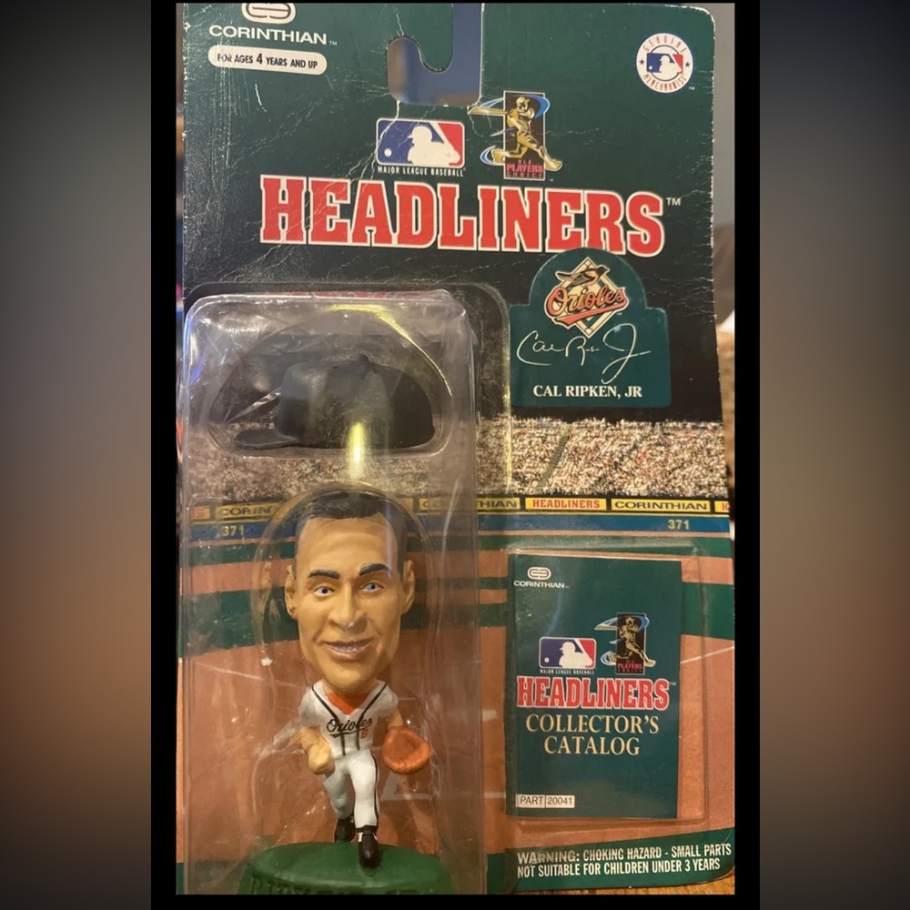 CAL RIPKEN JR BALTIMORE ORIOLES 1996 HEADLINERS CORINTHIAN BASEBALL Figure NEW
